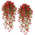 fake flowers hanging