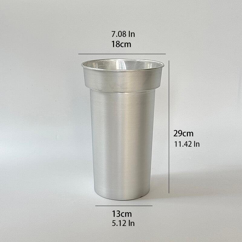 aluminum vase
