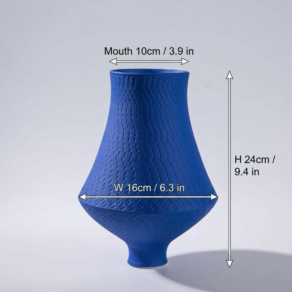 ceramic wall vase