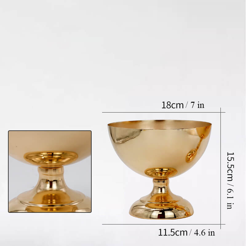 gold footed bowl