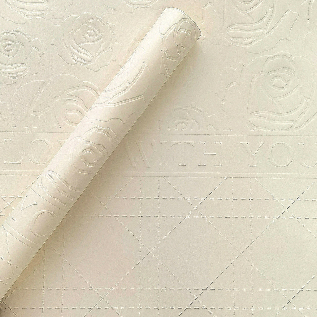 Valentine's Day Rose Flower Wrapping Paper