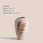 round ceramic vase