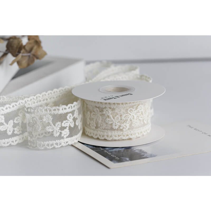 Ruban de flocon de neige transparent de Noël