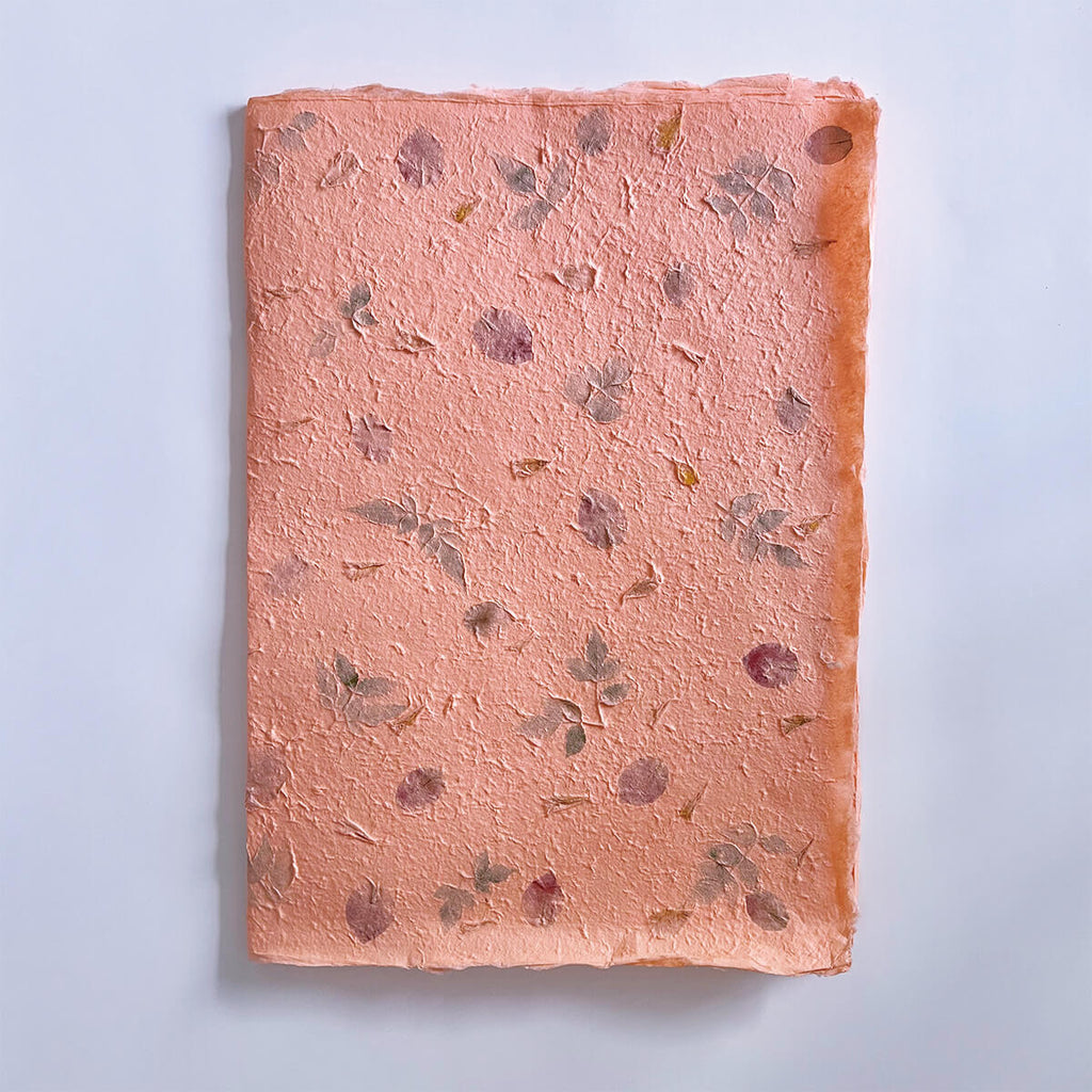 Floral Texture Wrapping Paper, 15.7 × 20.8 Inch, 5 Sheets