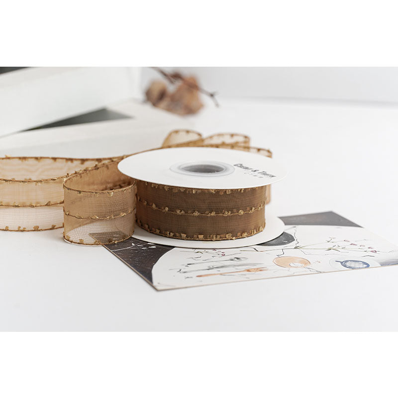 wired ribbon for bow making
