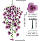 fake flowers for hanging baskets