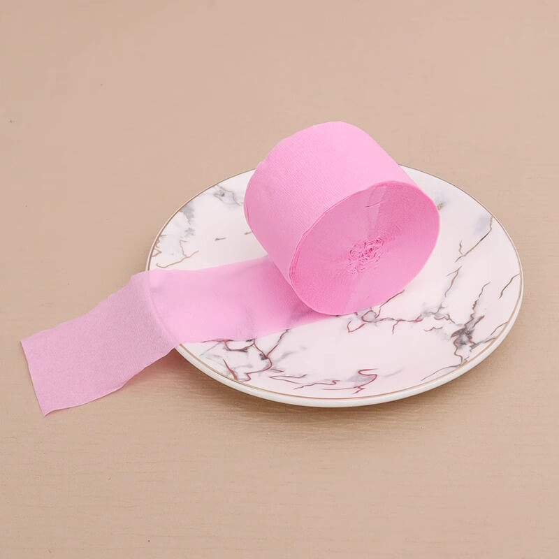 Colored Crepe Paper Roll，3.2 ft Long x 1.8 Inch Wide