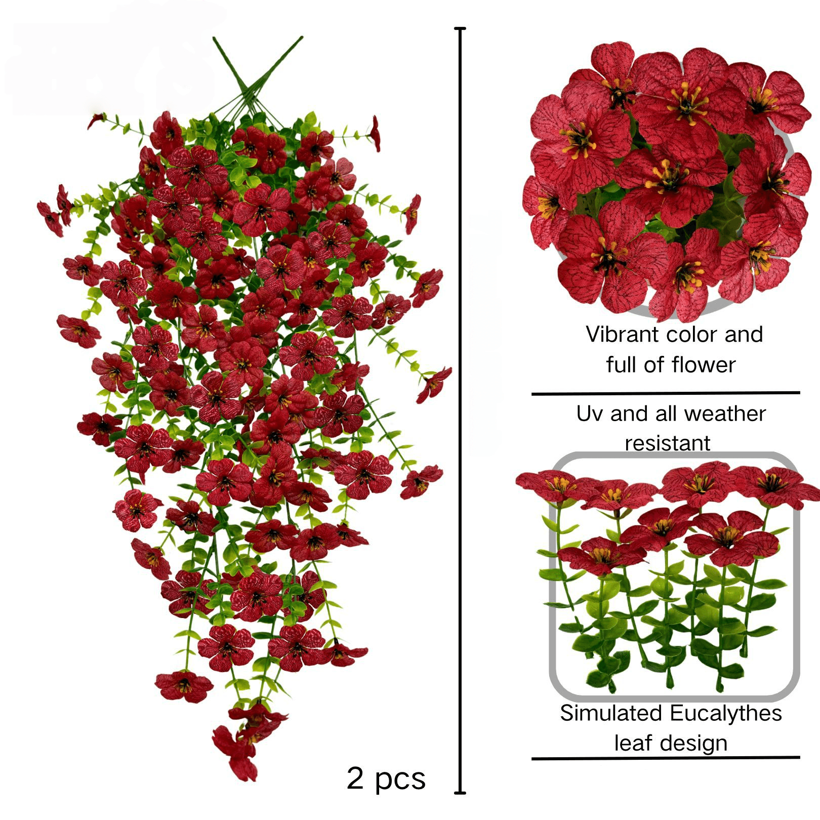 hanging flowers artificial