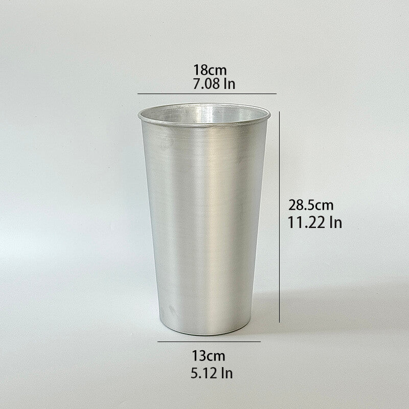 aluminum vase
