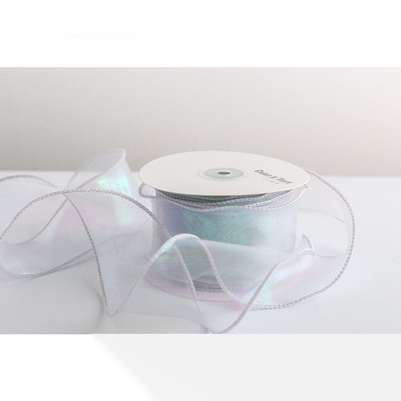 Colorful Yarn Tail Ribbon, 6 cm × 10 Yards