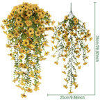 hanging artificial flowers