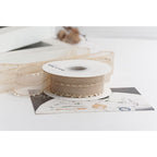 Wired Yarn Ribbon, 2.5 cm × 9 Yards
