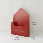 Lot de 10 sachets en papier pour compositions florales en forme de cœur
