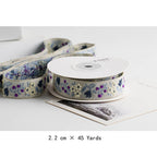 Ruban de flocon de neige transparent de Noël