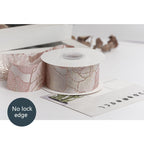 pink floral ribbon