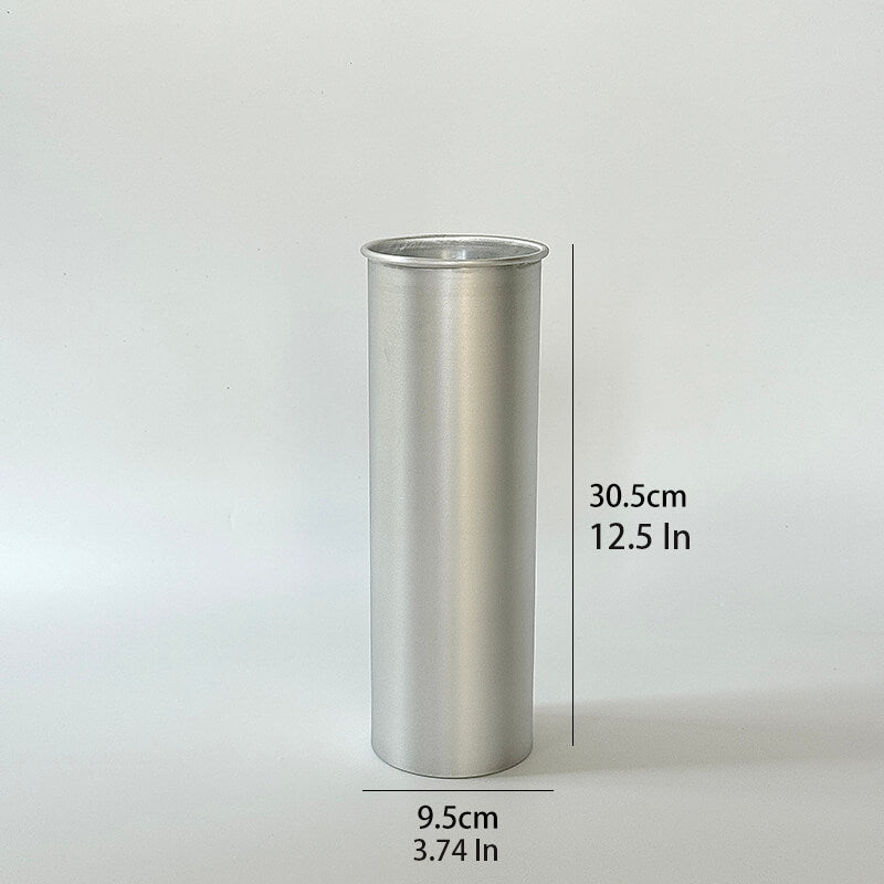 aluminum vase