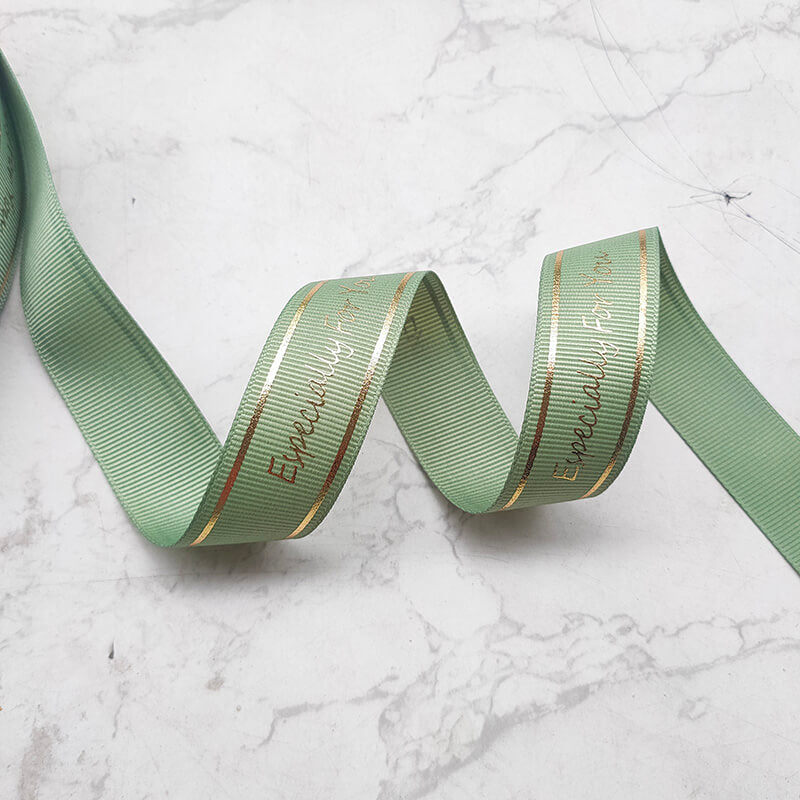 Premium Gold-Stamped Letter Ribbon