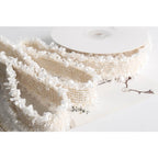 Ruban de flocon de neige transparent de Noël