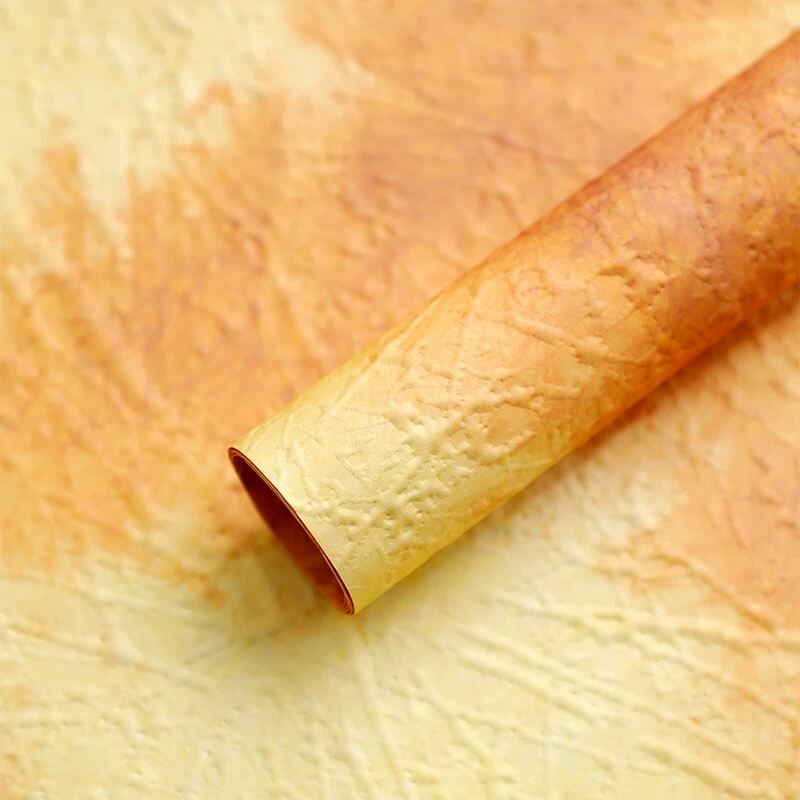 orange wrapping paper