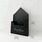 Lot de 10 sachets en papier pour compositions florales en forme de cœur