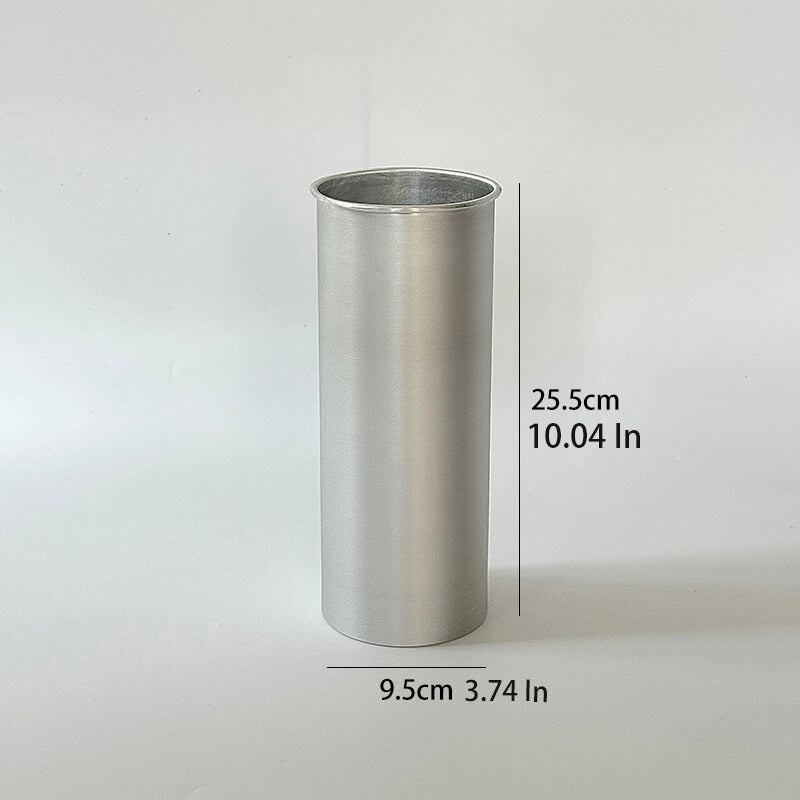 aluminum vase