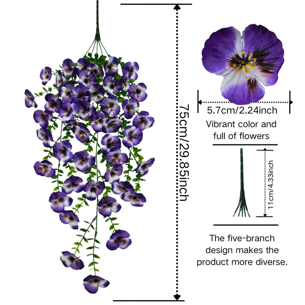 wall hanging artificial flowers