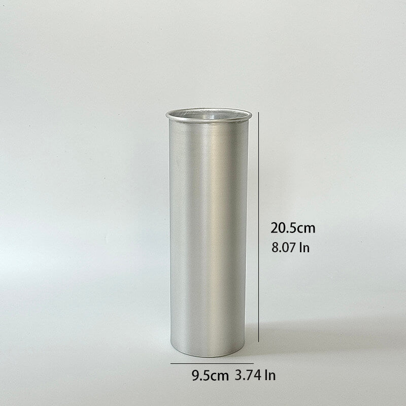 aluminum vase