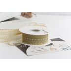 Wired Yarn Ribbon, 2.5 cm × 9 Yards