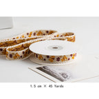 Ruban de flocon de neige transparent de Noël