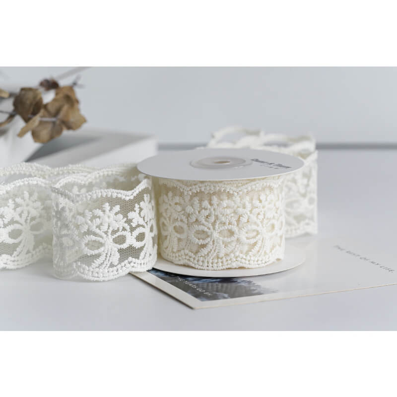 Ruban de flocon de neige transparent de Noël