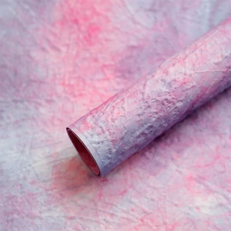 Pink and white wrapping paper