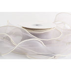 Ruban de flocon de neige transparent de Noël