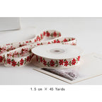 Ruban de flocon de neige transparent de Noël