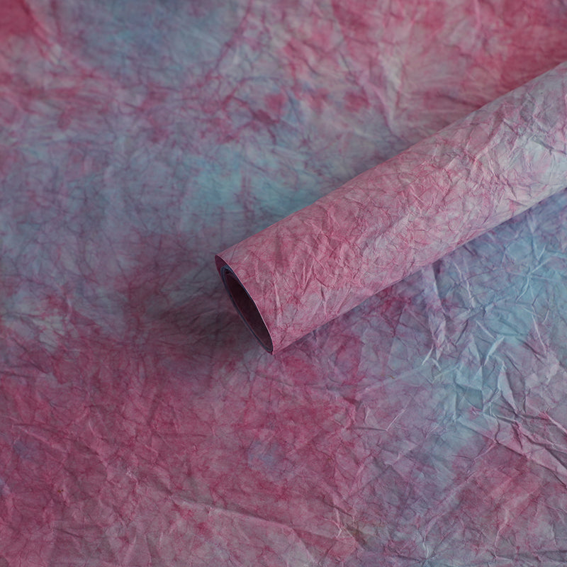 Artistic flower wrapping paper