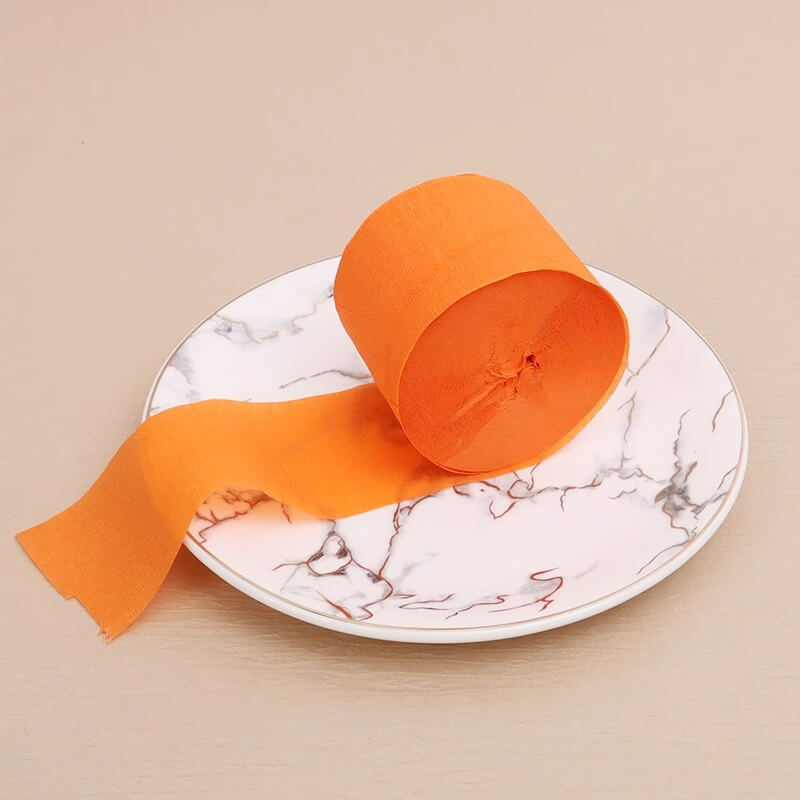 Colored Crepe Paper Roll，3.2 ft Long x 1.8 Inch Wide