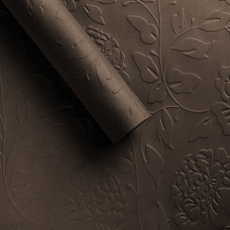 Embossed Art Flower Wrapping Paper