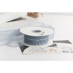 Wired Yarn Ribbon, 2.5 cm × 9 Yards