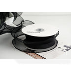 Black flower ribbon 