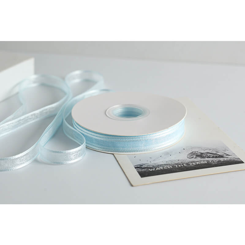 Ruban de flocon de neige transparent de Noël