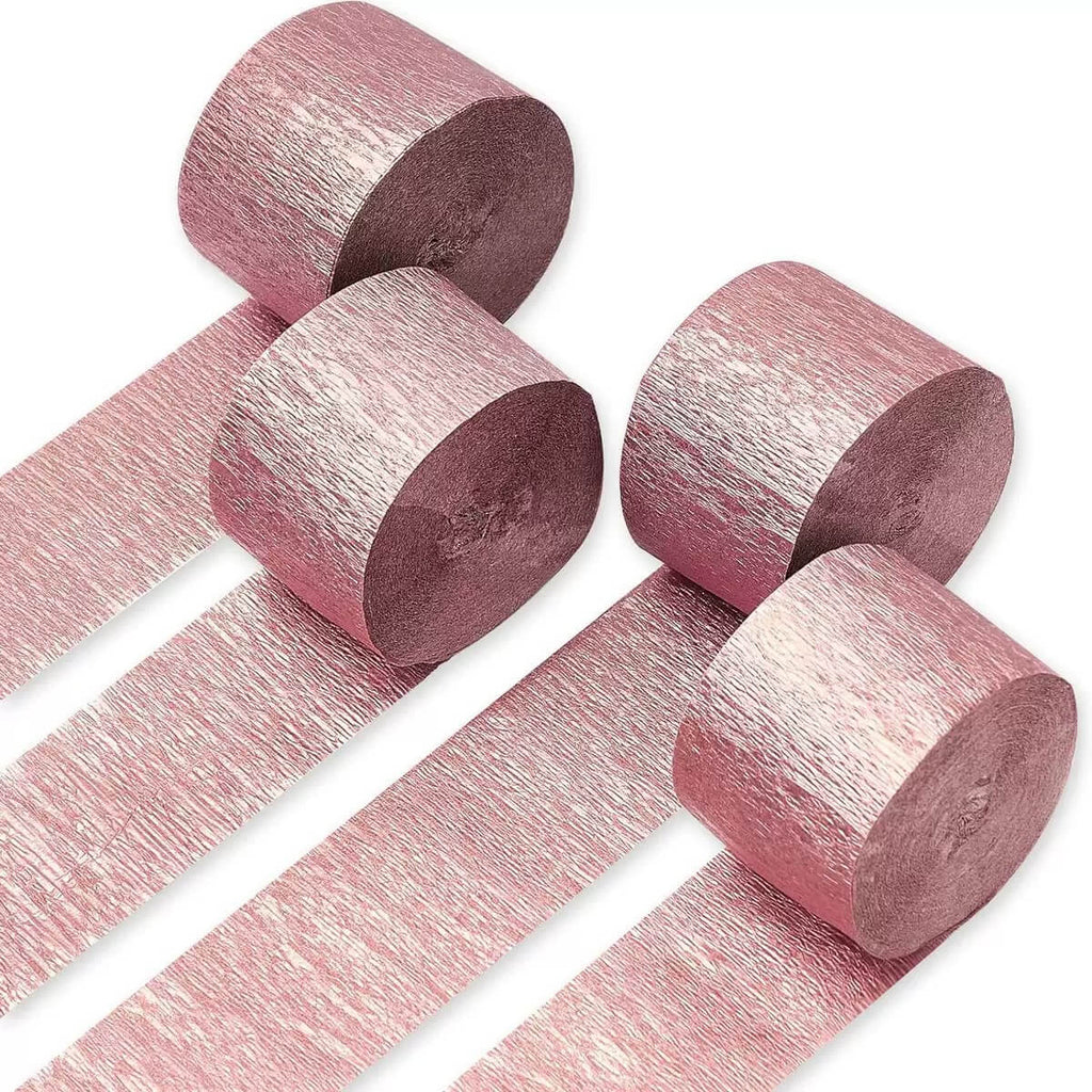 Colored Crepe Paper Roll，3.2 ft Long x 1.8 Inch Wide