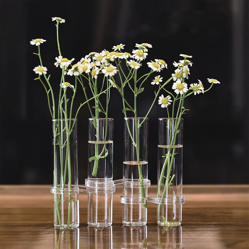 hydroponic glass vase