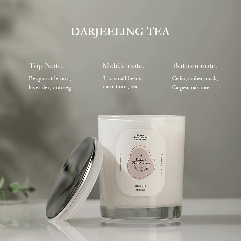 Vela perfumada aromática, hecha a mano, sin humo