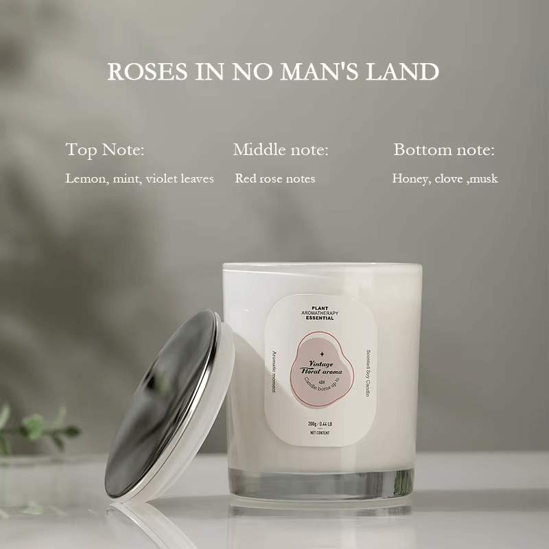 Vela perfumada aromática, hecha a mano, sin humo