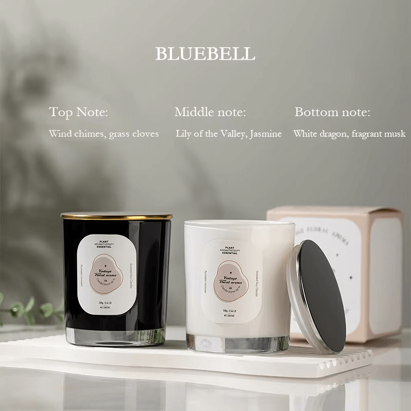 Vela perfumada aromática, hecha a mano, sin humo