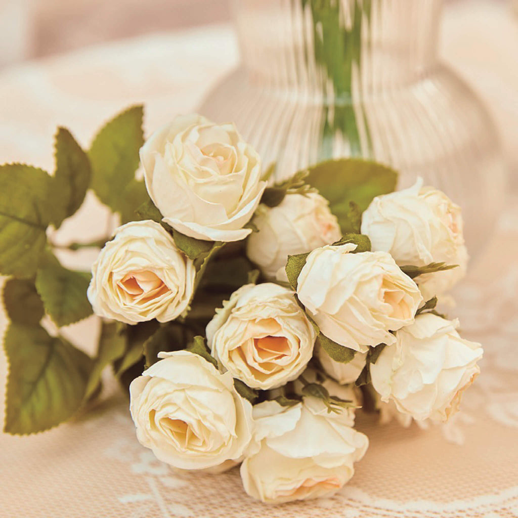 fake red rose wedding bouquets