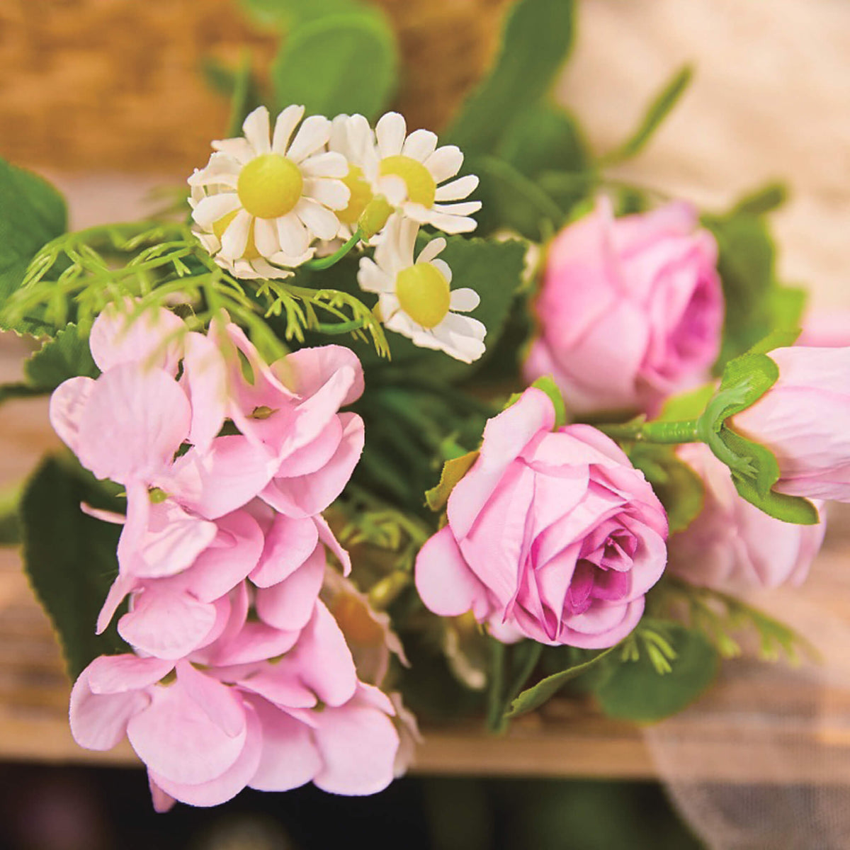 fake bouquet of flowers wedding