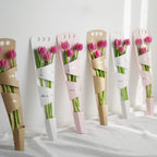 Caja de flores hueca de 10 piezas Ramo de una sola flor para el día de San Valentín