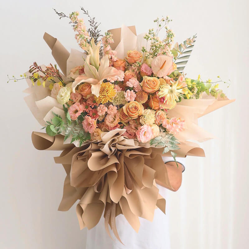 how to make rose bouquet with paper