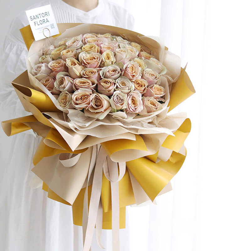 boquet wrapping paper