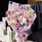 wrapping flower paper